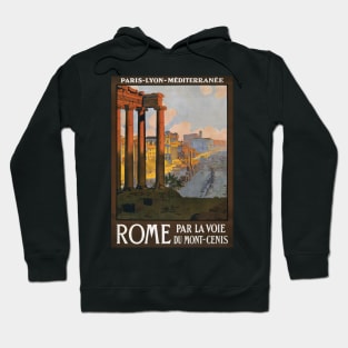 Vintage Travel Poster Italy Rome Hoodie